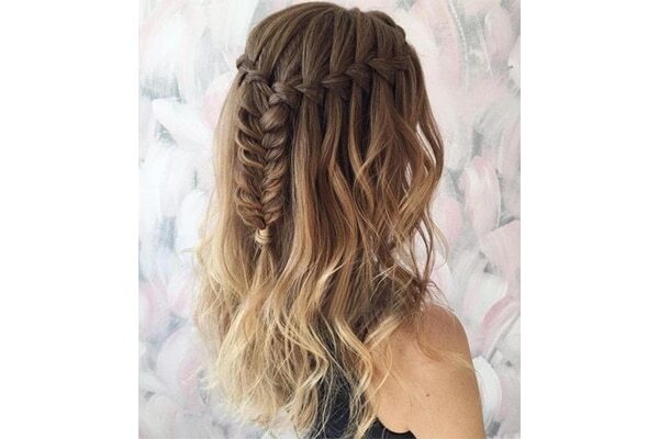 A step-by-step guide to ace a waterfall braid —