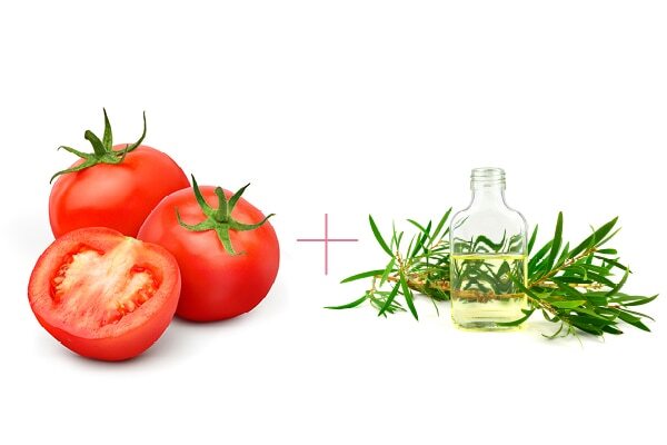 Tomato face pack for open pores: Tomato + Multani mitti
