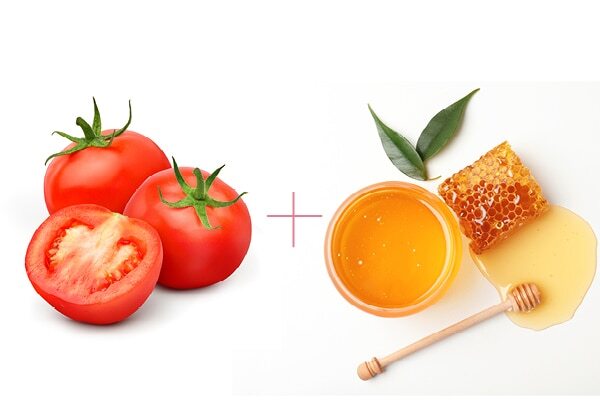 Tomato face pack for open pores: Tomato + Multani mitti
