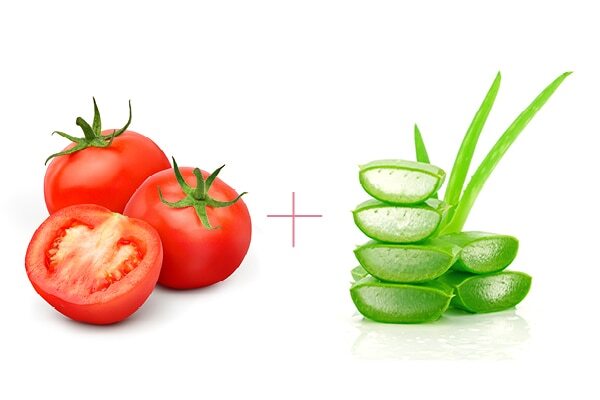 Tomato face pack for open pores: Tomato + Multani mitti