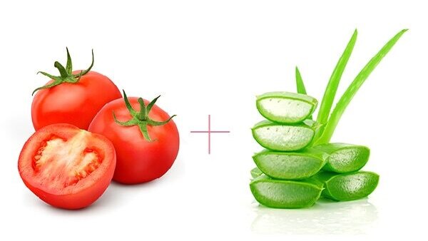 Tomato face pack for open pores: Tomato + Multani mitti