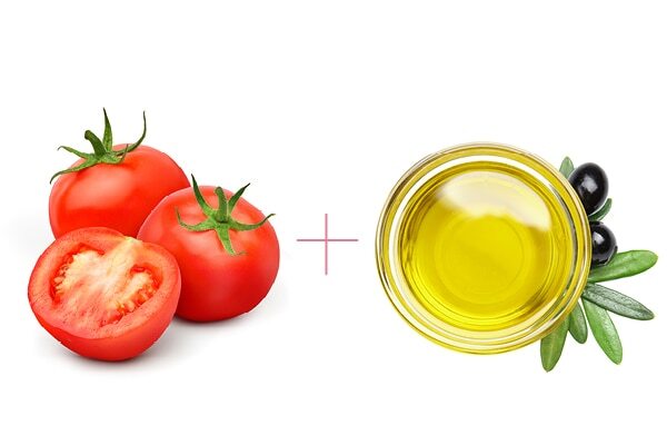 Tomato face pack for open pores: Tomato + Multani mitti