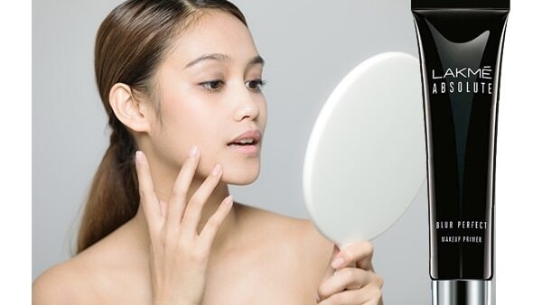 Dab loose powder before applying a concealer