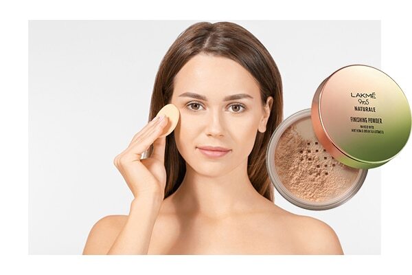 Dab loose powder before applying a concealer