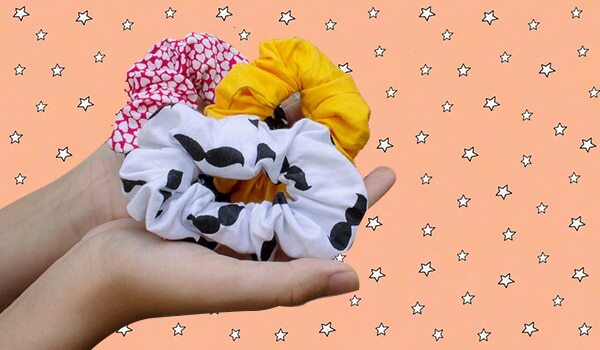 Hair Scrunchies Need To Be Washed Every Day Too. Here’s How To Do It