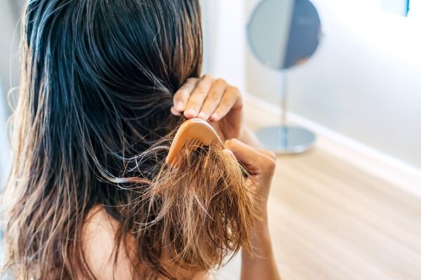 Use a wide-tooth comb