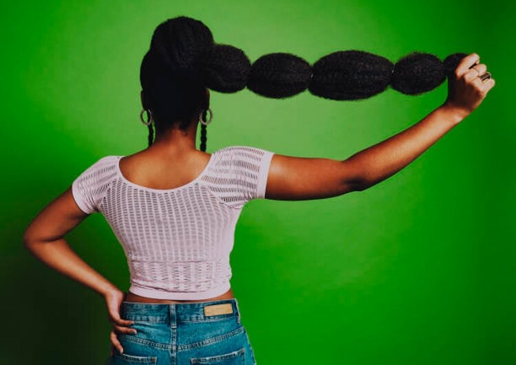 Half Updo Bun