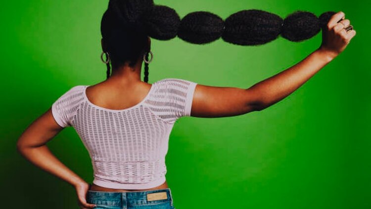 Half Updo Bun