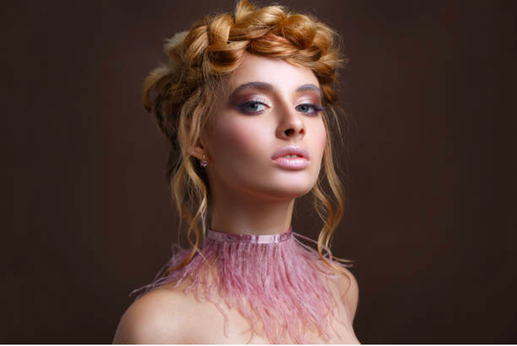 Half Updo Bun