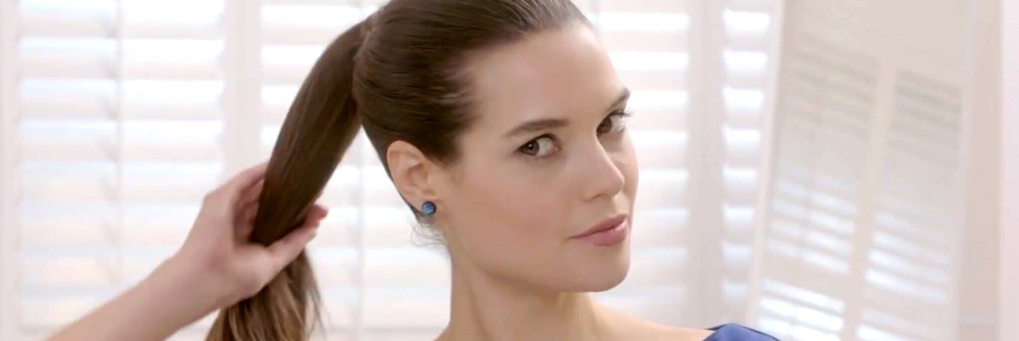 Easy Hairstyles To Do At Home: Sleek Ponytail