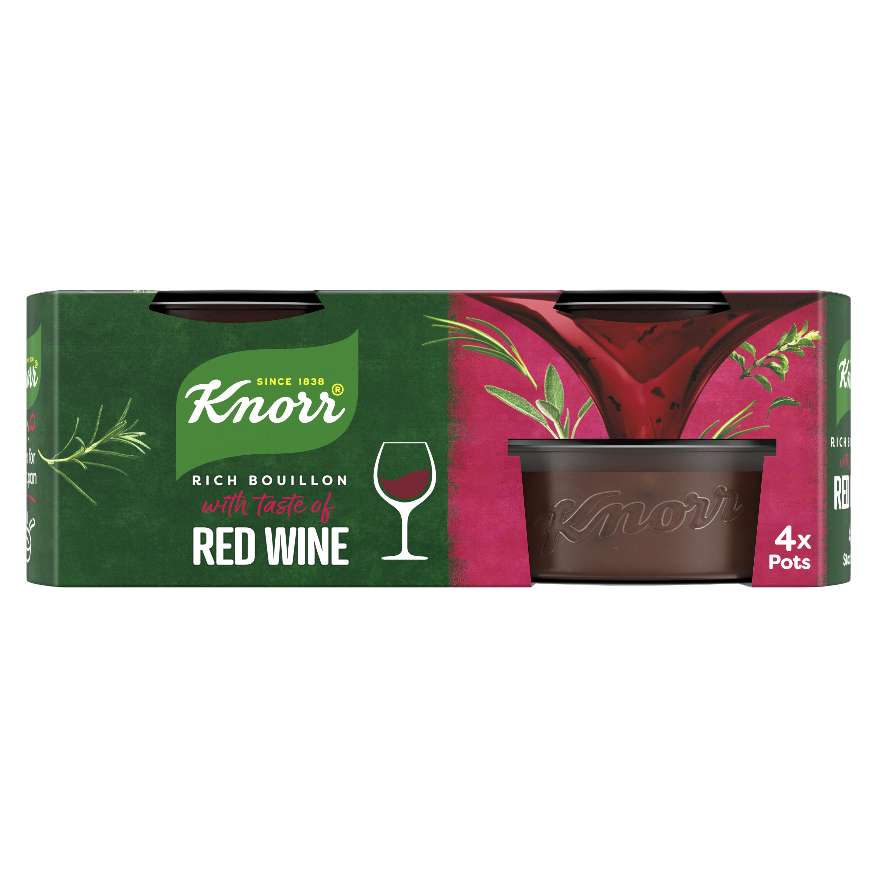 Knorr «Σπιτικός» Ζωμός με εκχύλισμα κόκκινου κρασιού