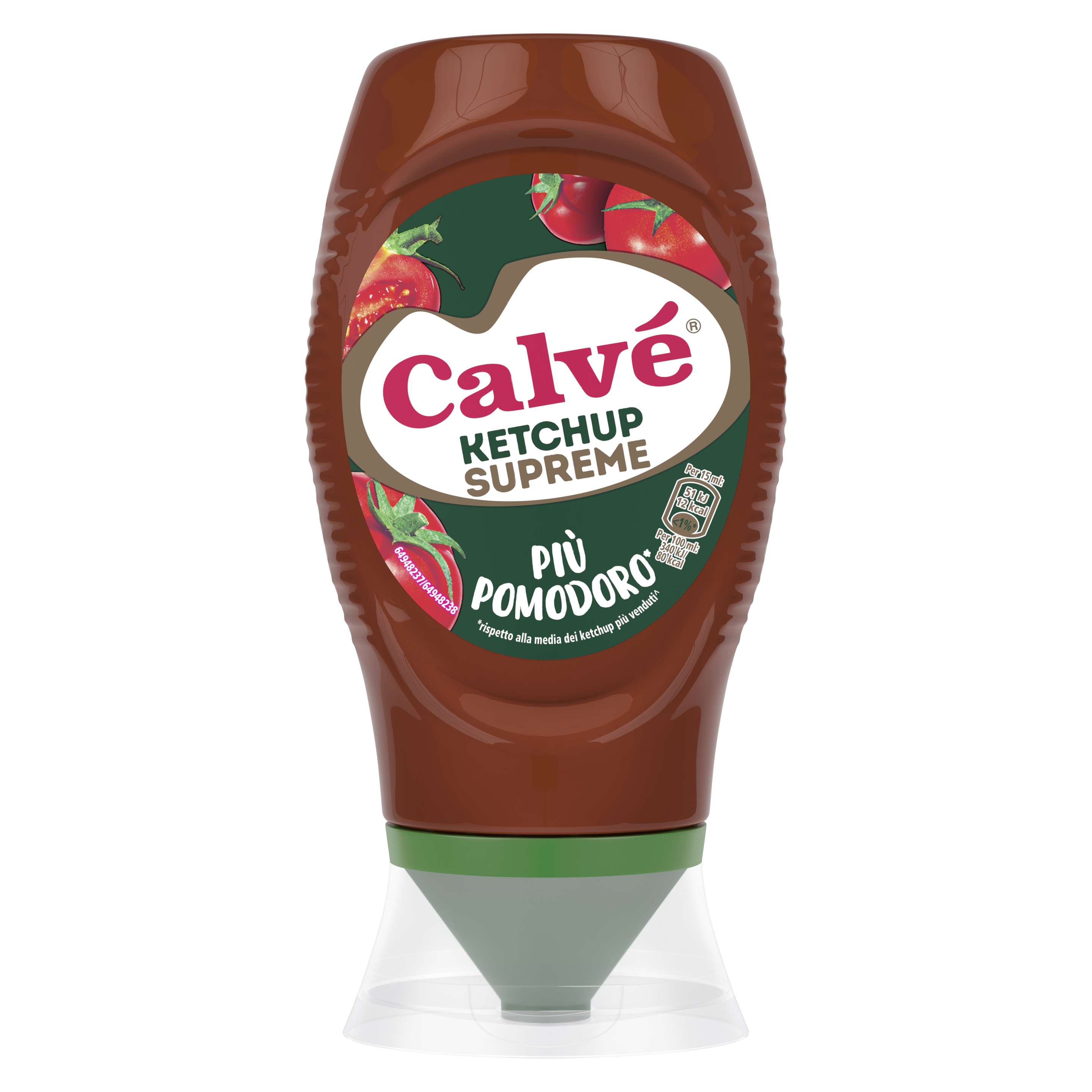 Ketchup Calvé Più Pomodoro packshot