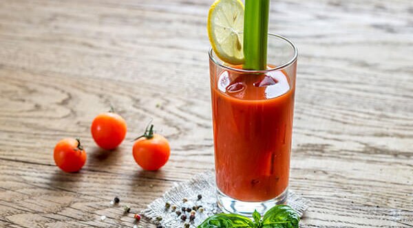 Tomato and celery juice