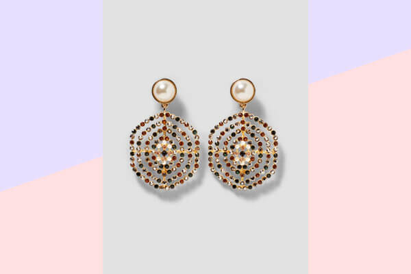 Shiny earrings