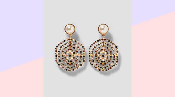 Shiny earrings