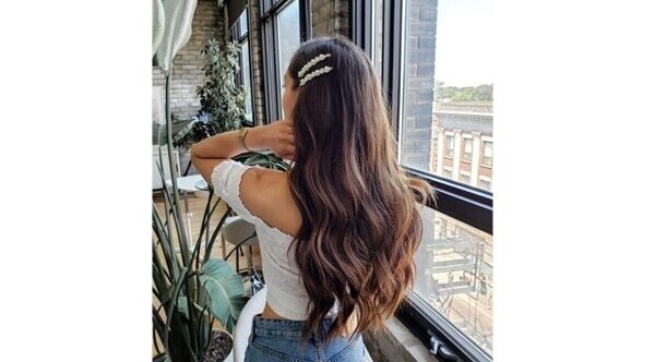 Low bun with a headband