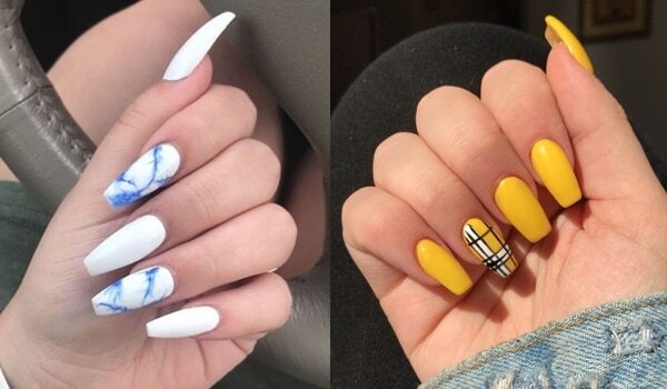 5 Drop-Dead Gorgeous Nail Art Ideas For Coffin Nails