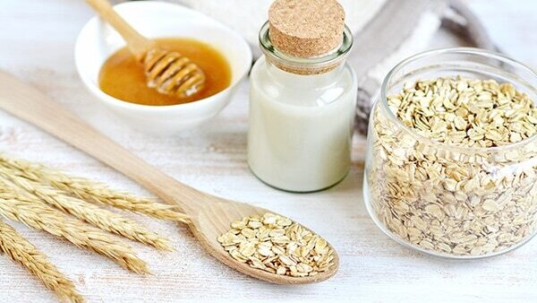 Milk, lemon, turmeric face mask