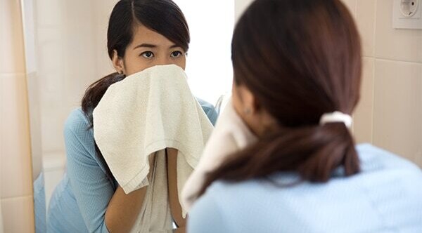 Benefits of air drying your face