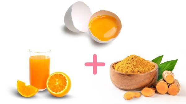 5. Egg white + aloe vera + castor oil face mask for mature skin
