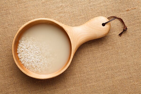 Fermented rice water for age spots