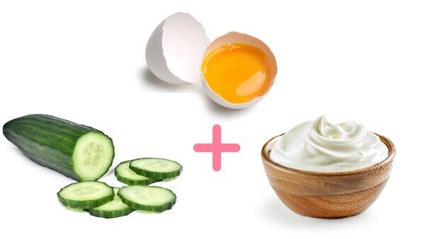 5. Egg white + aloe vera + castor oil face mask for mature skin