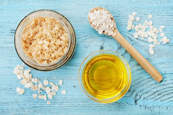 Castor oil and oatmeal