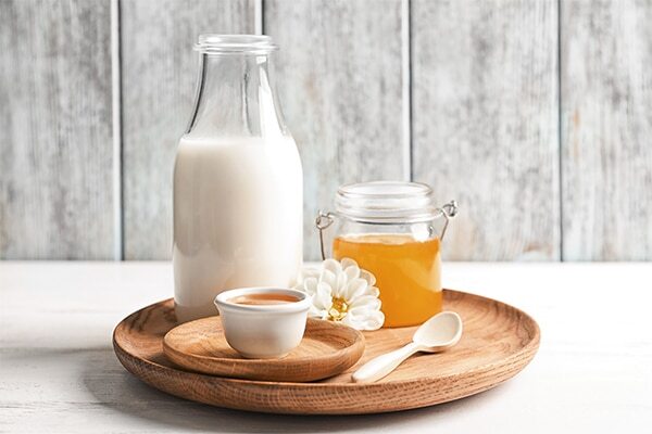 Milk + eggs