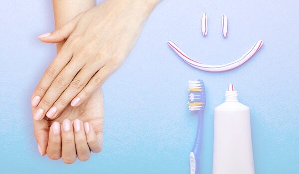 How To Get Rid Of Yellow Nails With Toothpaste!