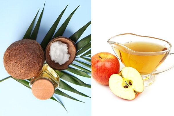Coconut oil + Lemon juice