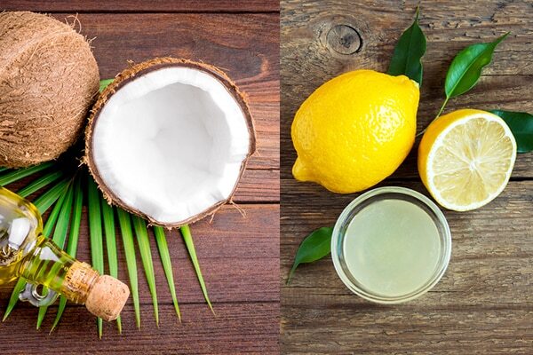 Coconut oil + Lemon juice