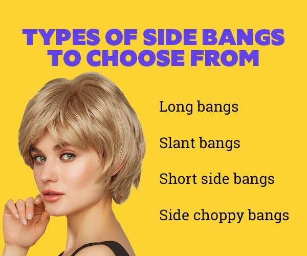 14. Straight layered bob with side bangs