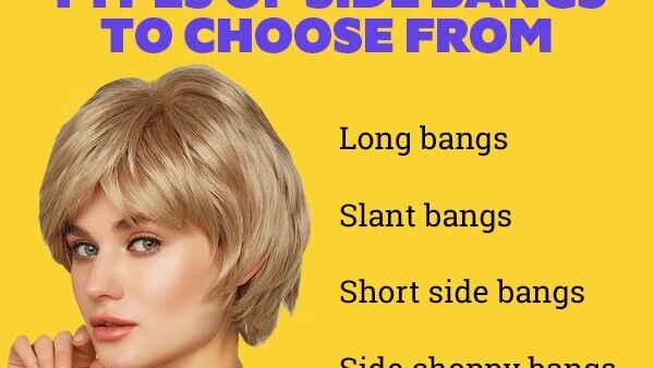 14. Straight layered bob with side bangs