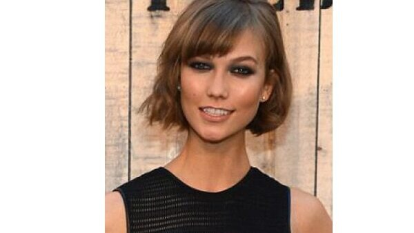 14. Straight layered bob with side bangs