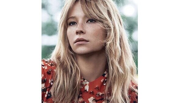 14. Straight layered bob with side bangs