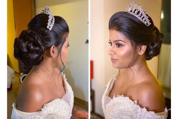 11. Floral bubble braid