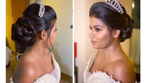 11. Floral bubble braid