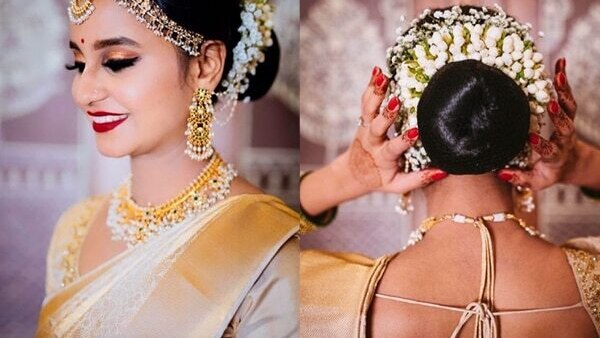 11. Floral bubble braid