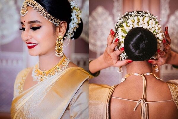 11. Floral bubble braid