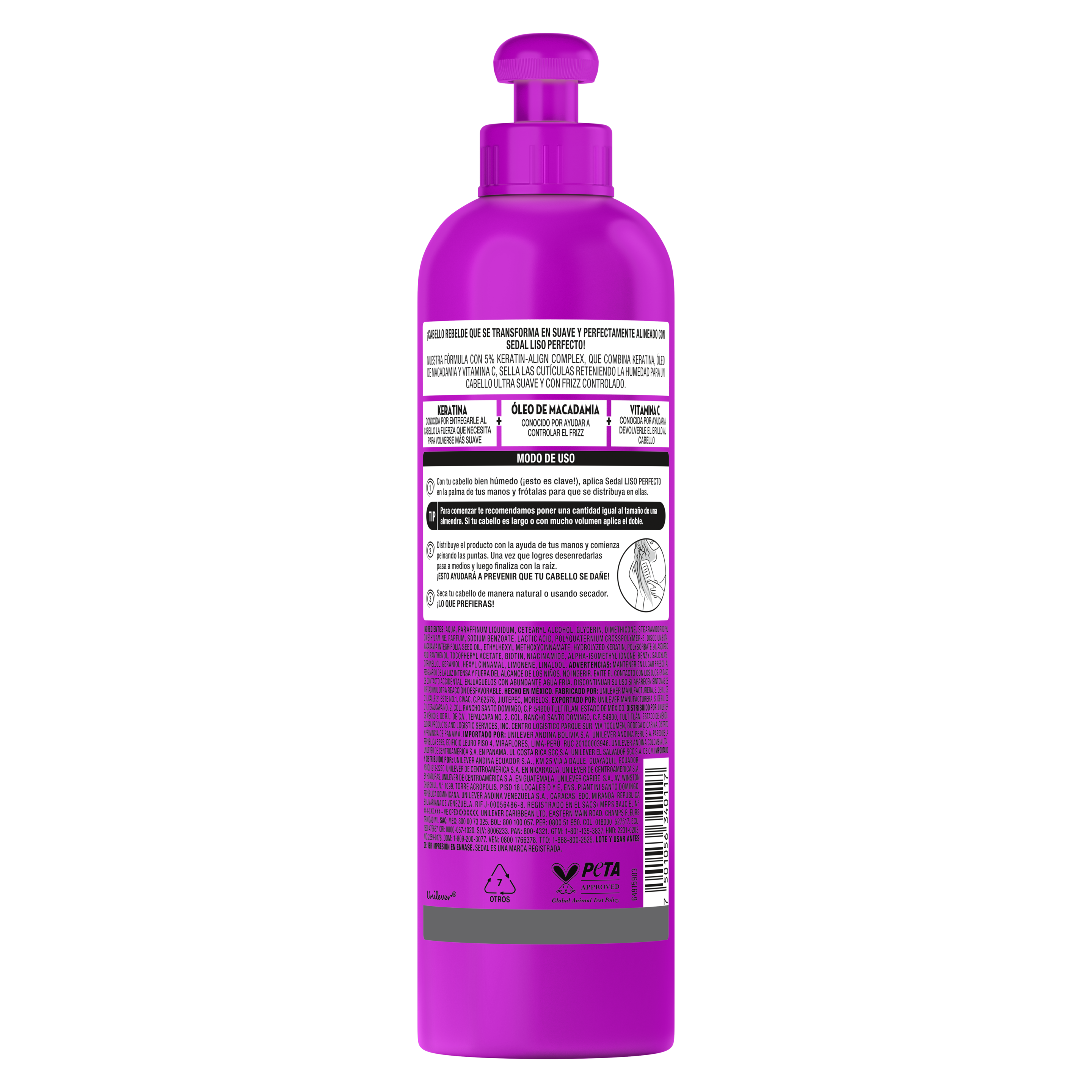 Crema para Peinar Sedal Liso Perfecto 300ml