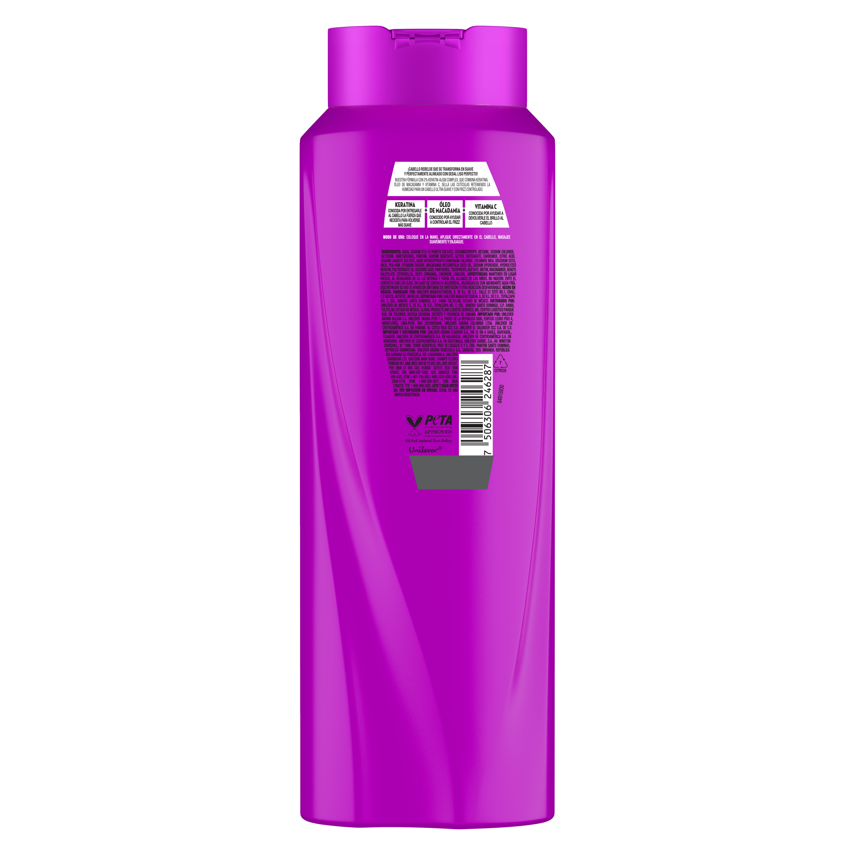Shampoo Sedal Liso perfecto  620ml