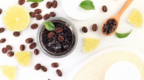 Coffee foot scrub