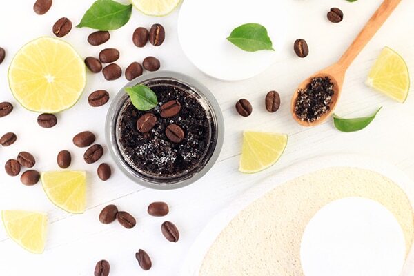 Coffee foot scrub