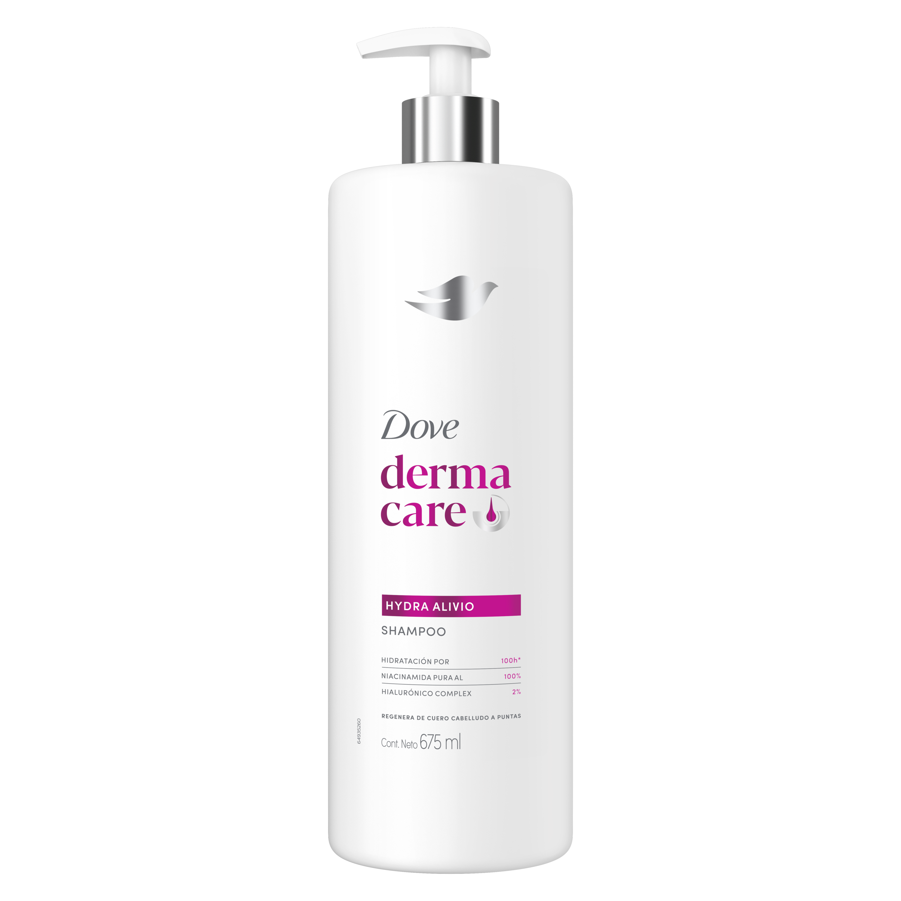 Shampoo Dove Derma Hydra Alivio Capilar 675 ml