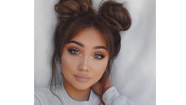 bun hairstyle Bejeweled updos for brides brown hair