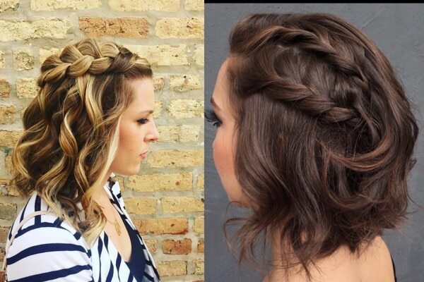 3. Messy top-knot hairstyle