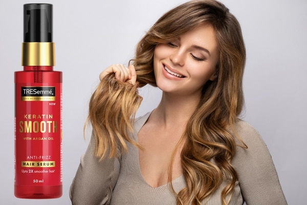 Get the latest on TRESemme Keratin Smooth Serum