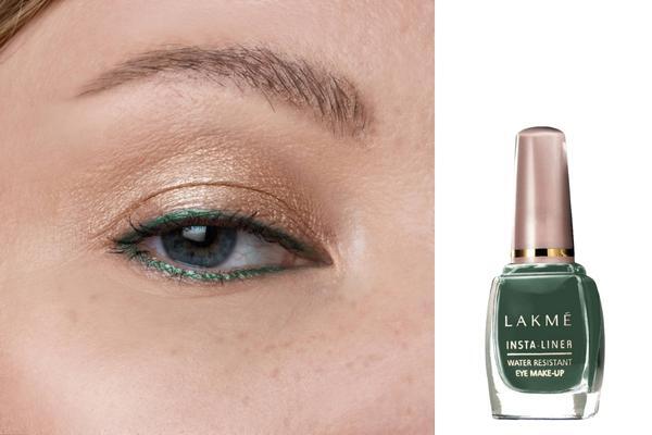 4. Green eyeliner