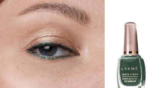4. Green eyeliner