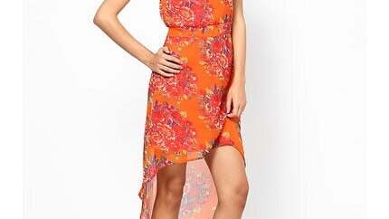 ORANGE PARTY DRESESS